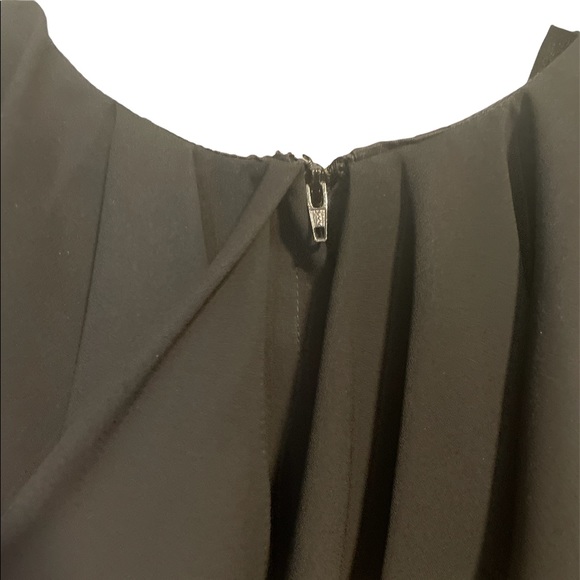 Vintage COCO Of California Black Ruffle Dress Sz 8 - Picture 3 of 9